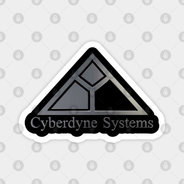 Cyberdyne Systems Chrome Magnet by CCDesign