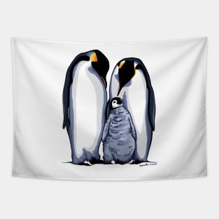 Penguin Family Tapestry