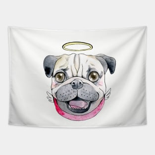 Angel Pug Tapestry