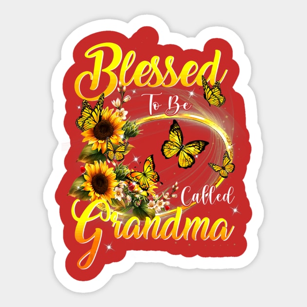 Blessed To Be Called Grandma Sunflower Tshirt Blessed To Be Called Grandma Sunflower Tshirt