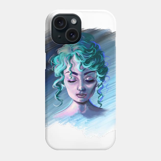 Turquoise Phone Case by KYart