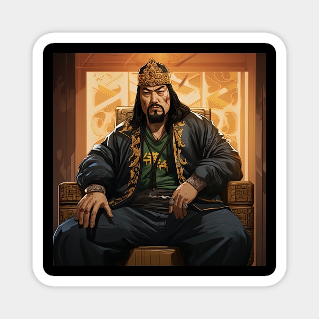 Genghis Khan Magnet by ComicsFactory