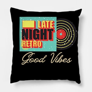 Vintage Retro Music Lover 9 Pillow