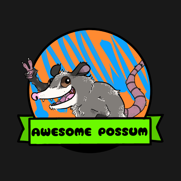 Awesome possum by GusDrawsThings