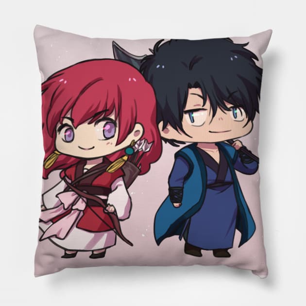 Yona and Hak Pillow by beailish