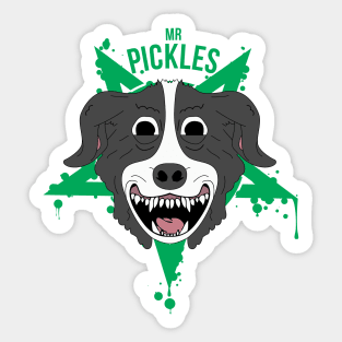 Mr Pickles Pentagram Sticker 