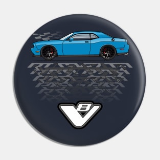 Blue v8 Pin