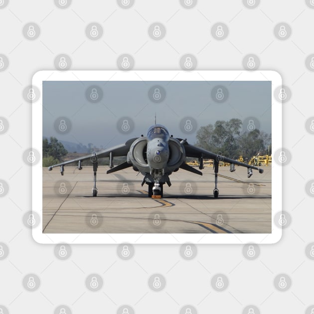 US Marine Corp Harrier II Magnet by AH64D