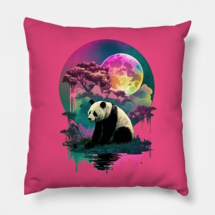 Panda Lake Pillow