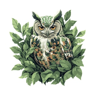 Comouflaged Owl T-Shirt