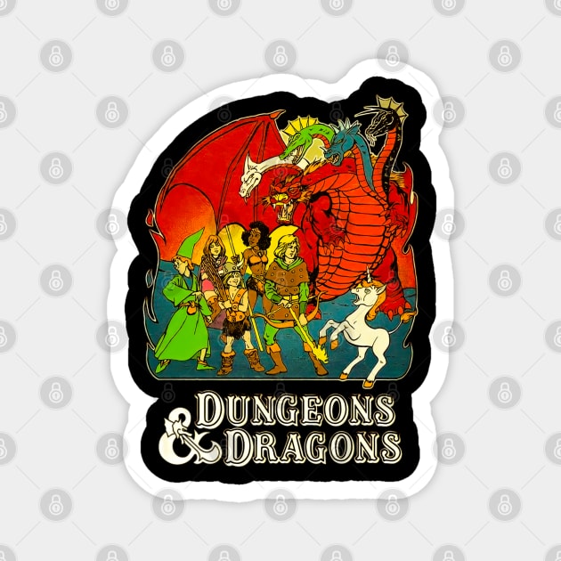 dungeons and dragons Magnet by Lulabyan