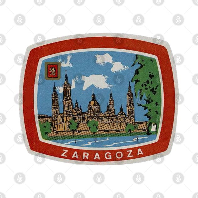 Zaragoza | Spain Gift | Spanish | Zaragoza travel | Vintage by Tropical Blood