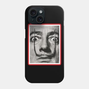 Funny Handlebar Mustache Famous Painter Salvador Dali Phone Case