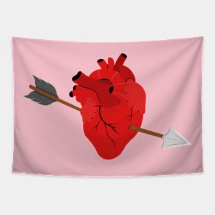 Heart Arrow Tapestry