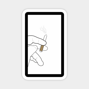 Hands holding Cigarettes Magnet