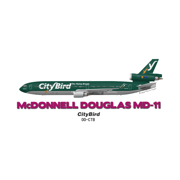 McDonnell Douglas MD-11 - CityBird by TheArtofFlying