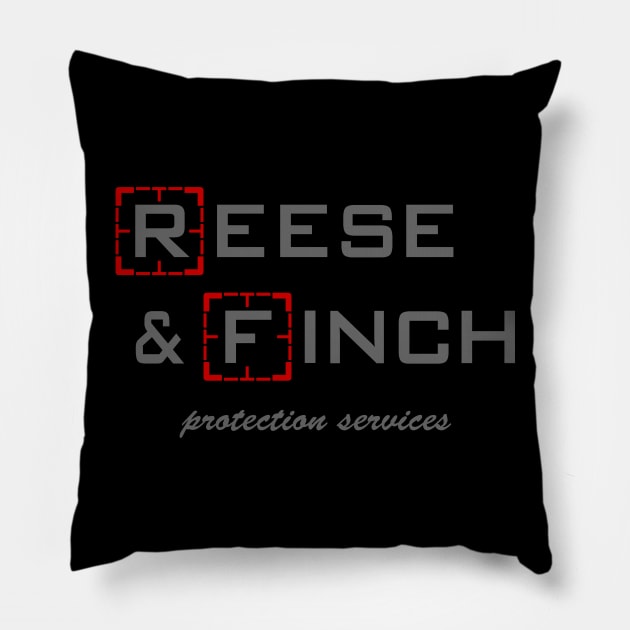 Reese & Finch Protection Services Pillow by klance