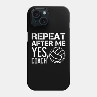 'After Me, Yes Coach' Witty Baseball Coach Gift Phone Case