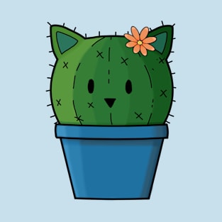 Cute Cattus Cactus in Pot T-Shirt