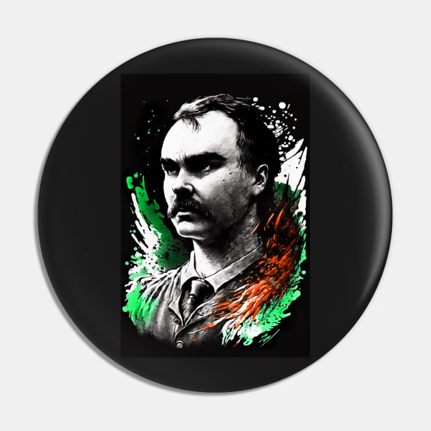 James Connolly - Irish Republican Pin by RichieDuprey