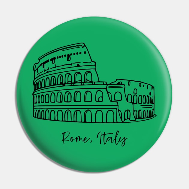 Roman Colosseum Pin by KayBee Gift Shop