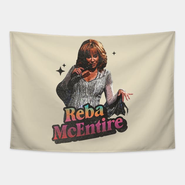 Reba McEntire // 90s Retro Classic Design Tapestry by Chicken Allergic