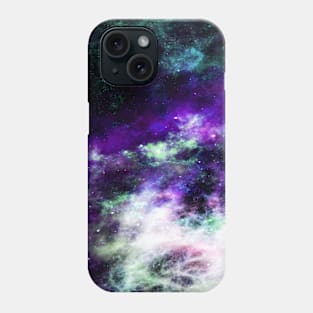 Colorful Universe Nebula Galaxy And Stars Phone Case