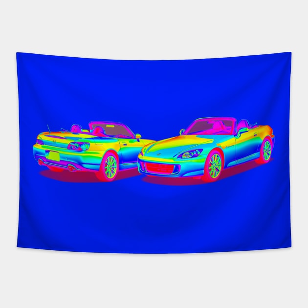 S2000 RAINBOW Tapestry by CharlieCreator