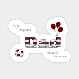 Hearts 3 Dad gifts Magnet