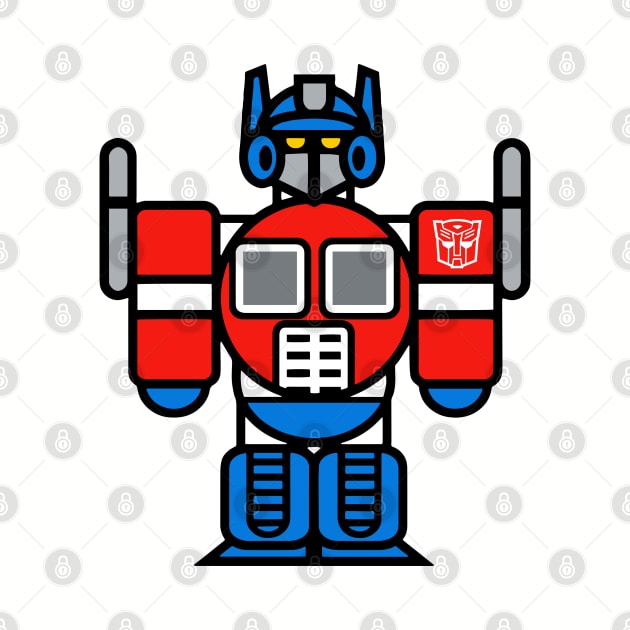 Transformers GEN 1 - chibi style -  Optimus Prime by ROBZILLA