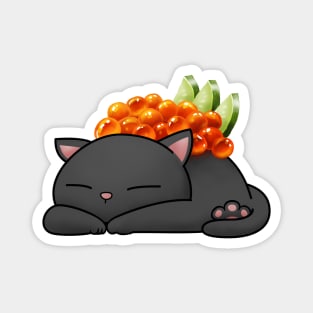 Chubby Cat Ikura Sushi (cat only) Magnet