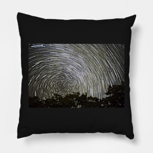 Beautiful Star Trails Pillow