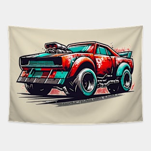 Cartoon car Tapestry