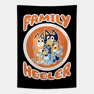 Family Heeler Tapestry