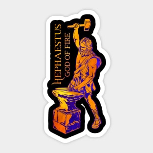 God of Greek mythology - Hephaistos - Hephaestus - Sticker