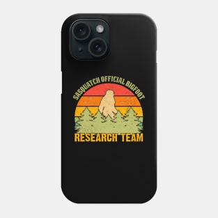 Sasquatch official bigfoot research team | Bigfoot | Big animal | Forest bigfoot Phone Case