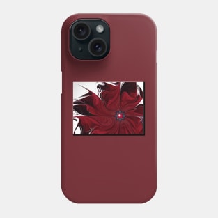 Dark Red Flower Phone Case