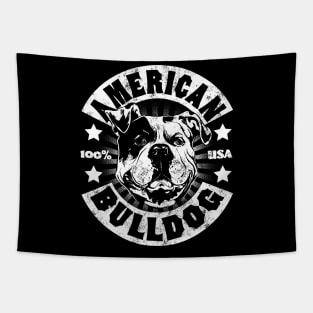 American Bulldog Tapestry