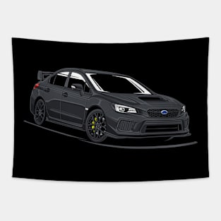 Subie Impreza STi (Black) Tapestry