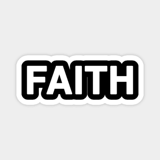 FAITH Typography Magnet