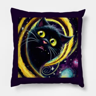 Time Traveling Cat Falls Through a Vortex Pillow