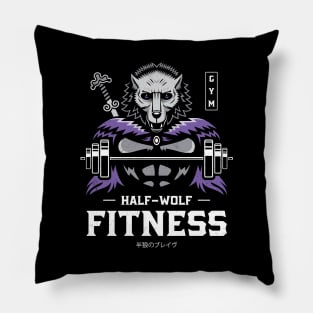 Half Wolf Fitness Pillow