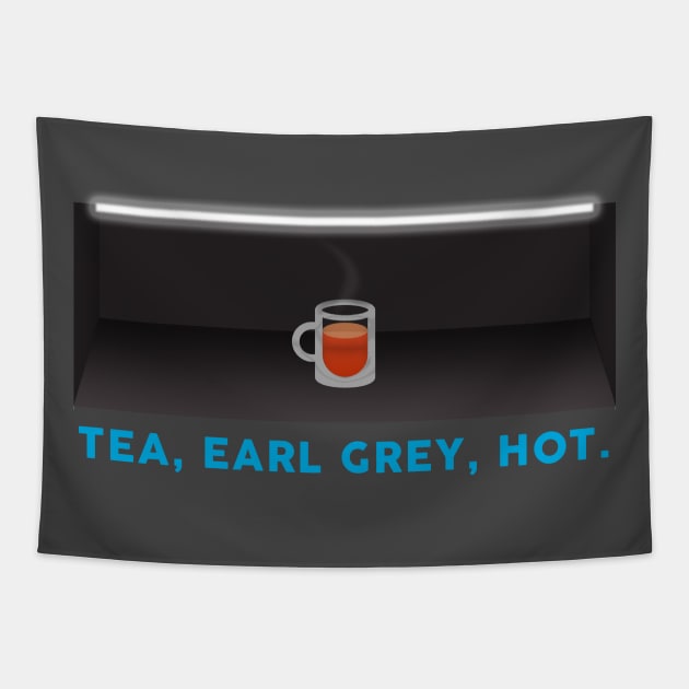 Tea, Earl Grey, Hot Tapestry by FlyNebula