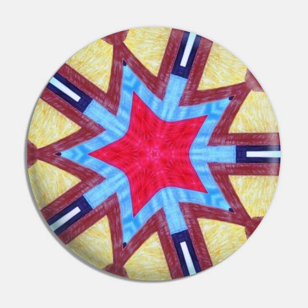 Kaleidoscope Calmness Pin by Cozy infinity