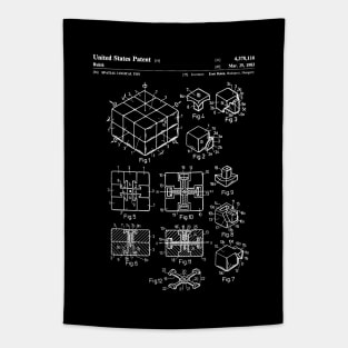 Rubiks Cube Patent Tapestry