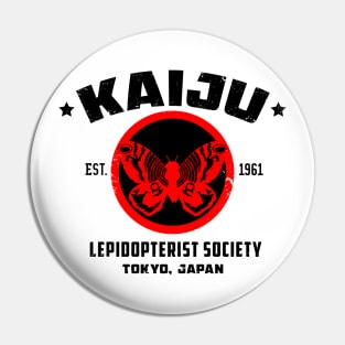 Kaiju Lepidopterist Society (Light Print) Pin