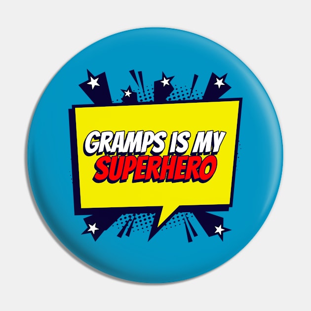 Gramps is my Super Hero Pin by Neon-Light