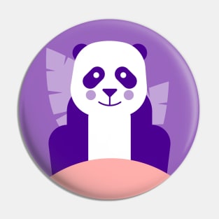 Panda Illustration for Kids Pin