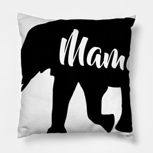 Mama Elephant mother Mothers day flower heart gift Pillow