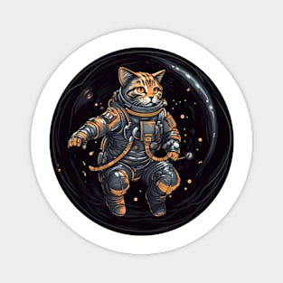 Space Cat Magnet